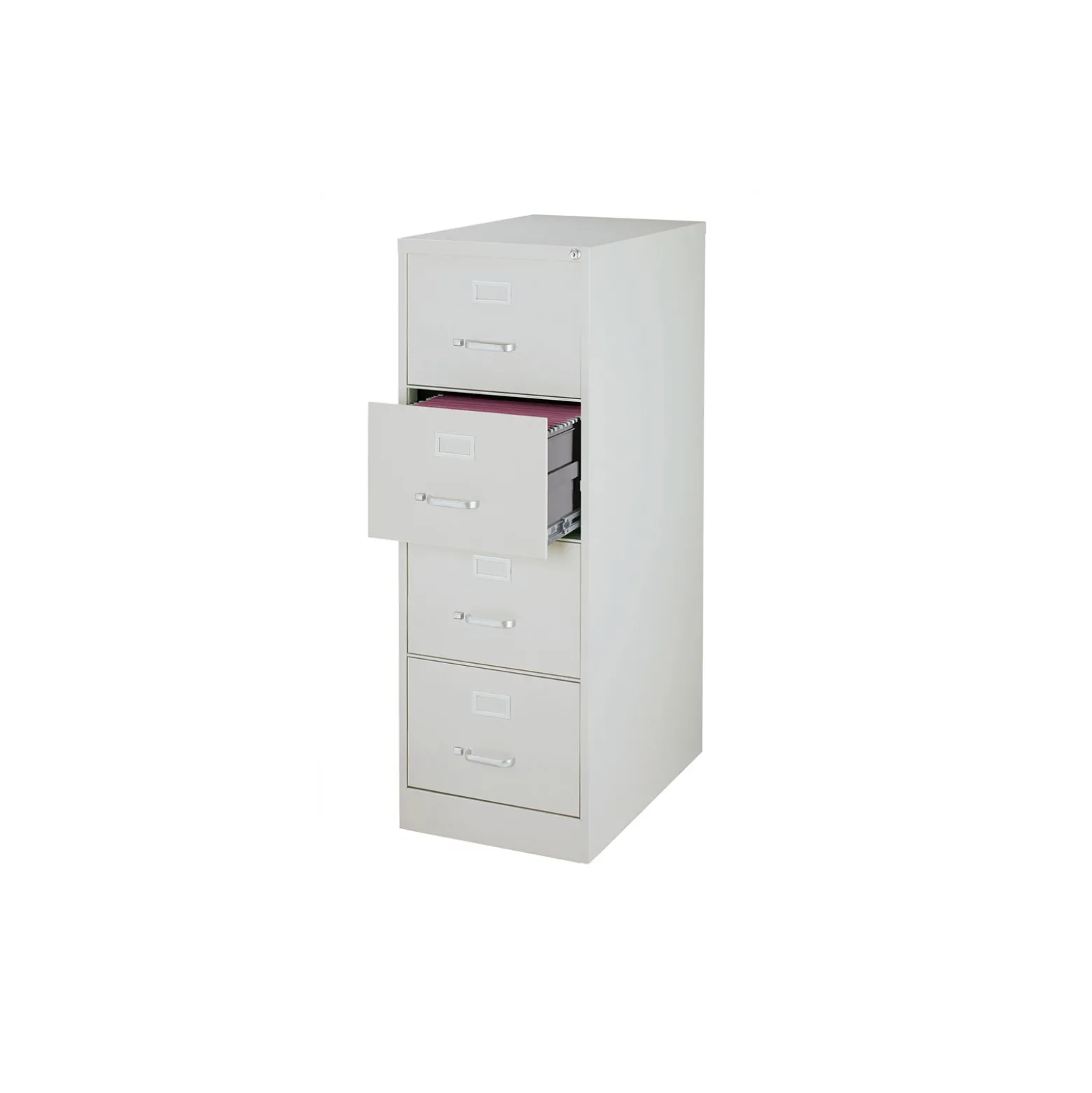26.5"D Four Drawer Legal Vertical File