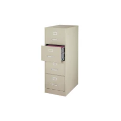 26.5"D Four Drawer Legal Vertical File