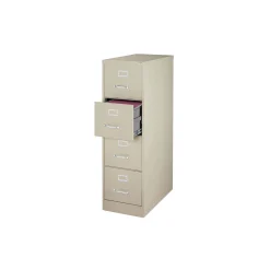 26.5"D Four Drawer Letter Vertical File