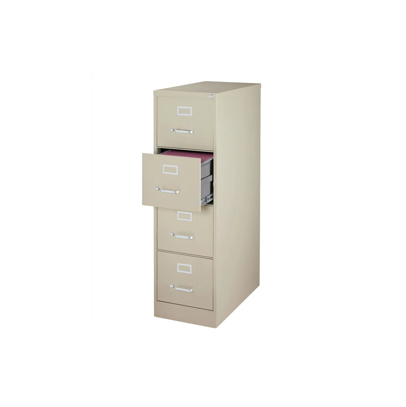 26.5"D Four Drawer Letter Vertical File