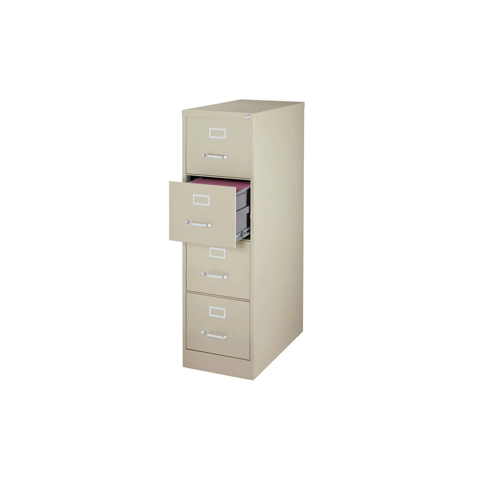 25"D Four Drawer Letter Vertical File