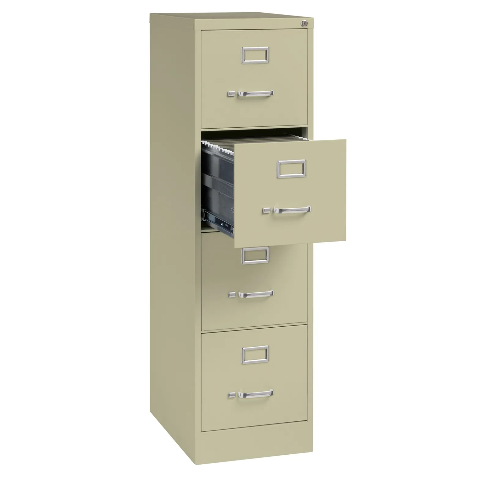 22"D Four Drawer Letter Vertical File