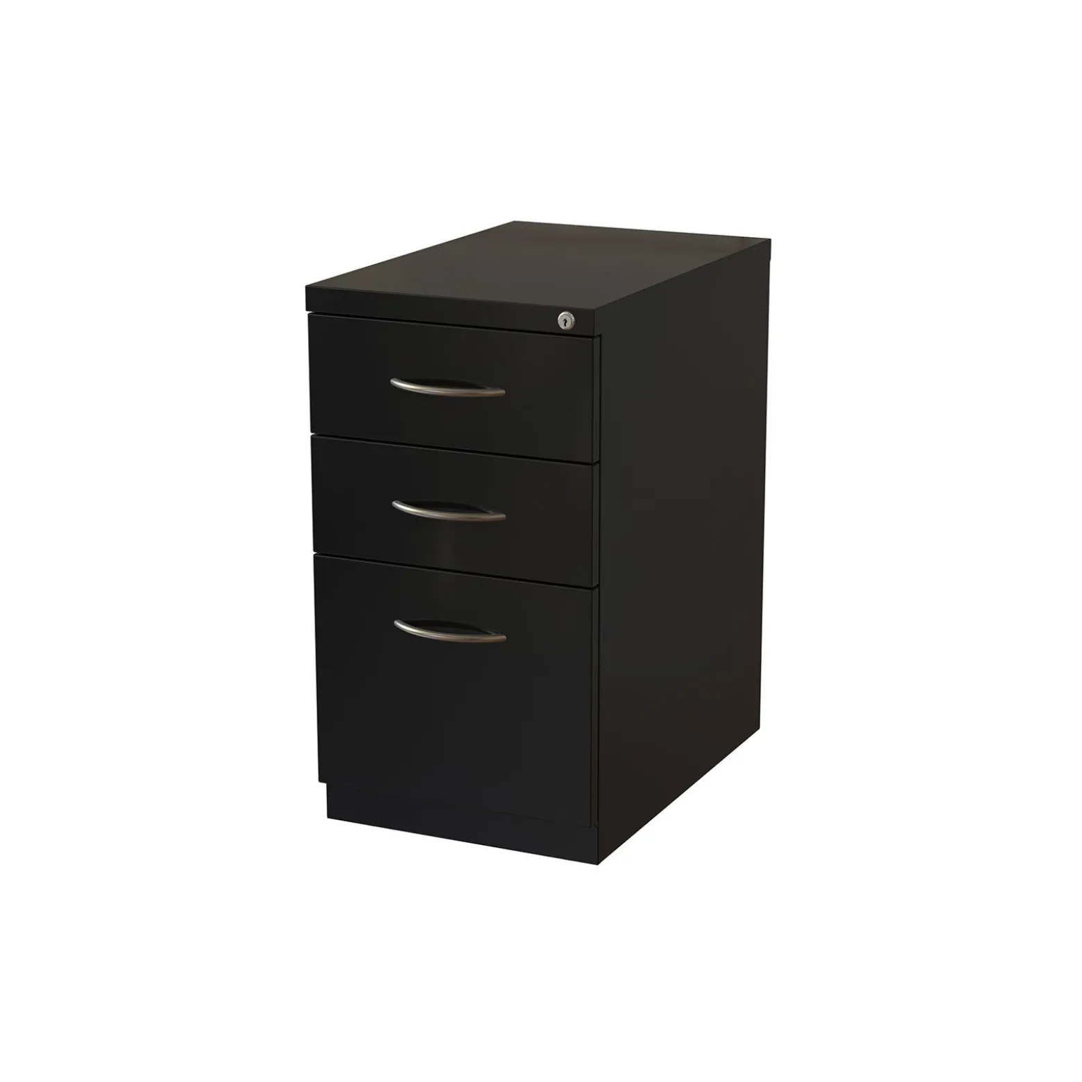 22"D Three Drawer Locking Mobile Pedestal