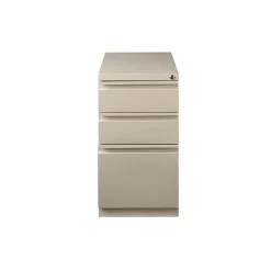 20"D Three Drawer Mobile Pedestal