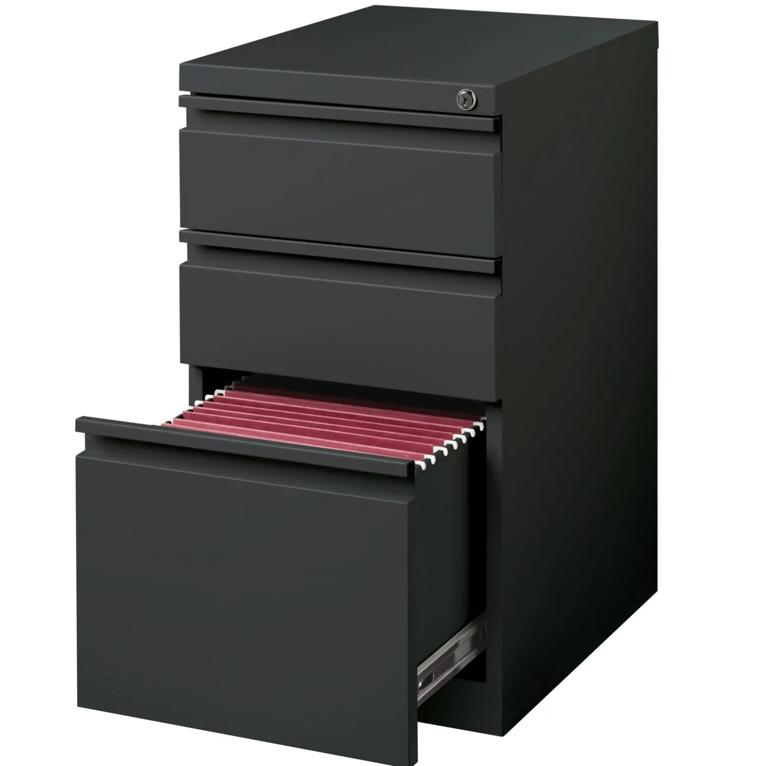 20"D Three Drawer Mobile Pedestal