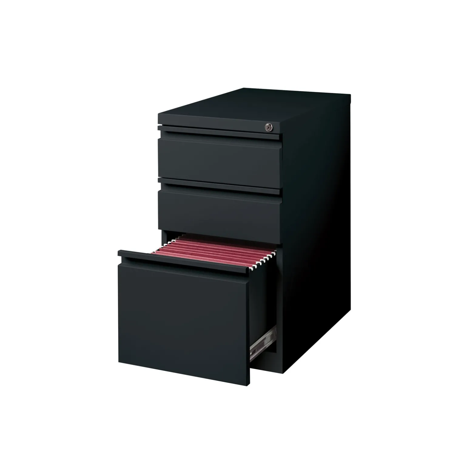 20"D Three Drawer Mobile Pedestal