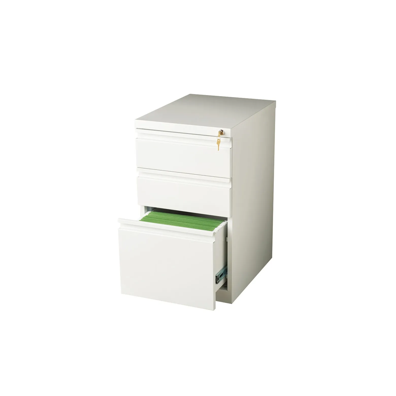 20"D Three Drawer Mobile Pedestal