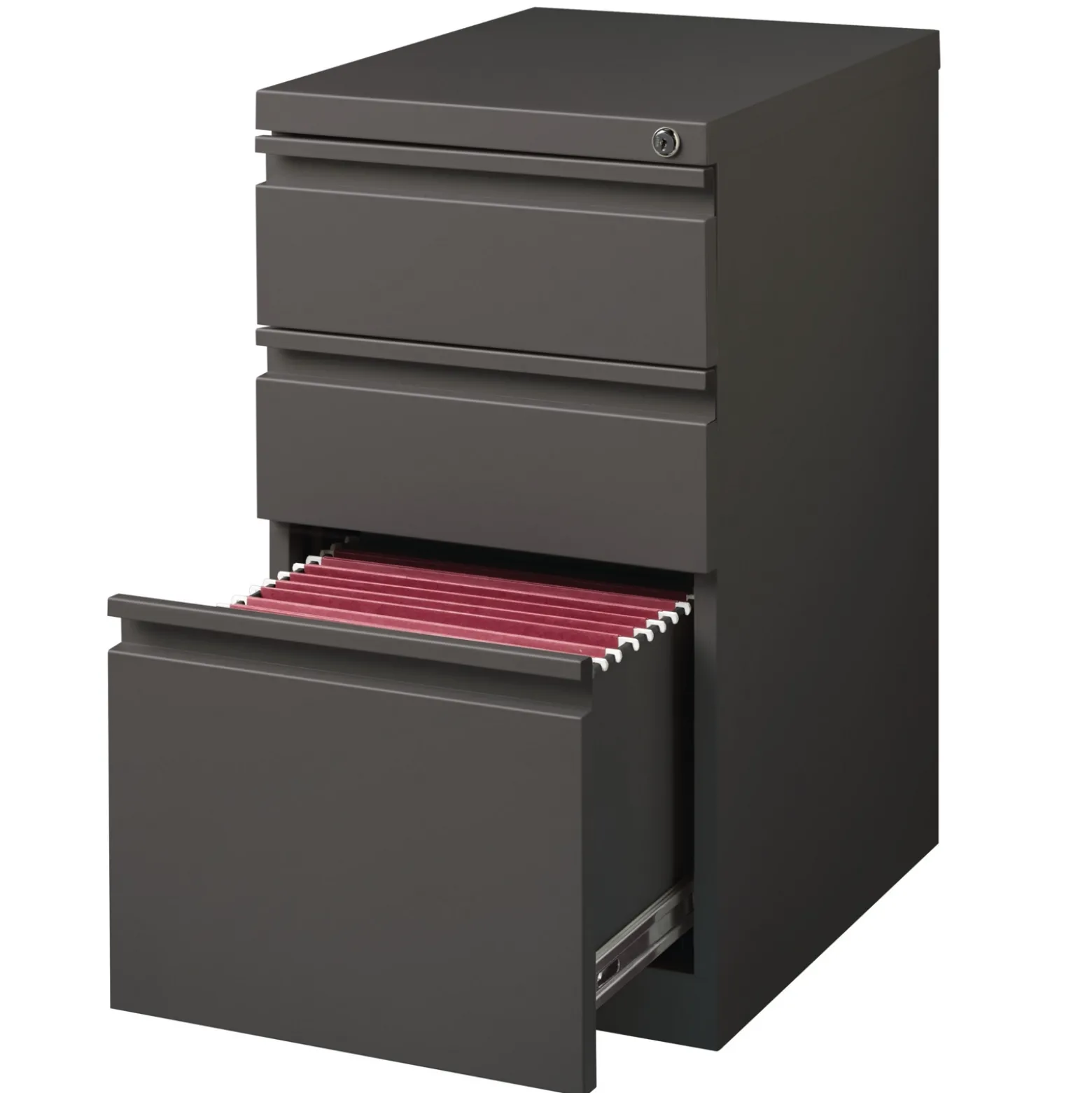 20"D Three Drawer Mobile Pedestal