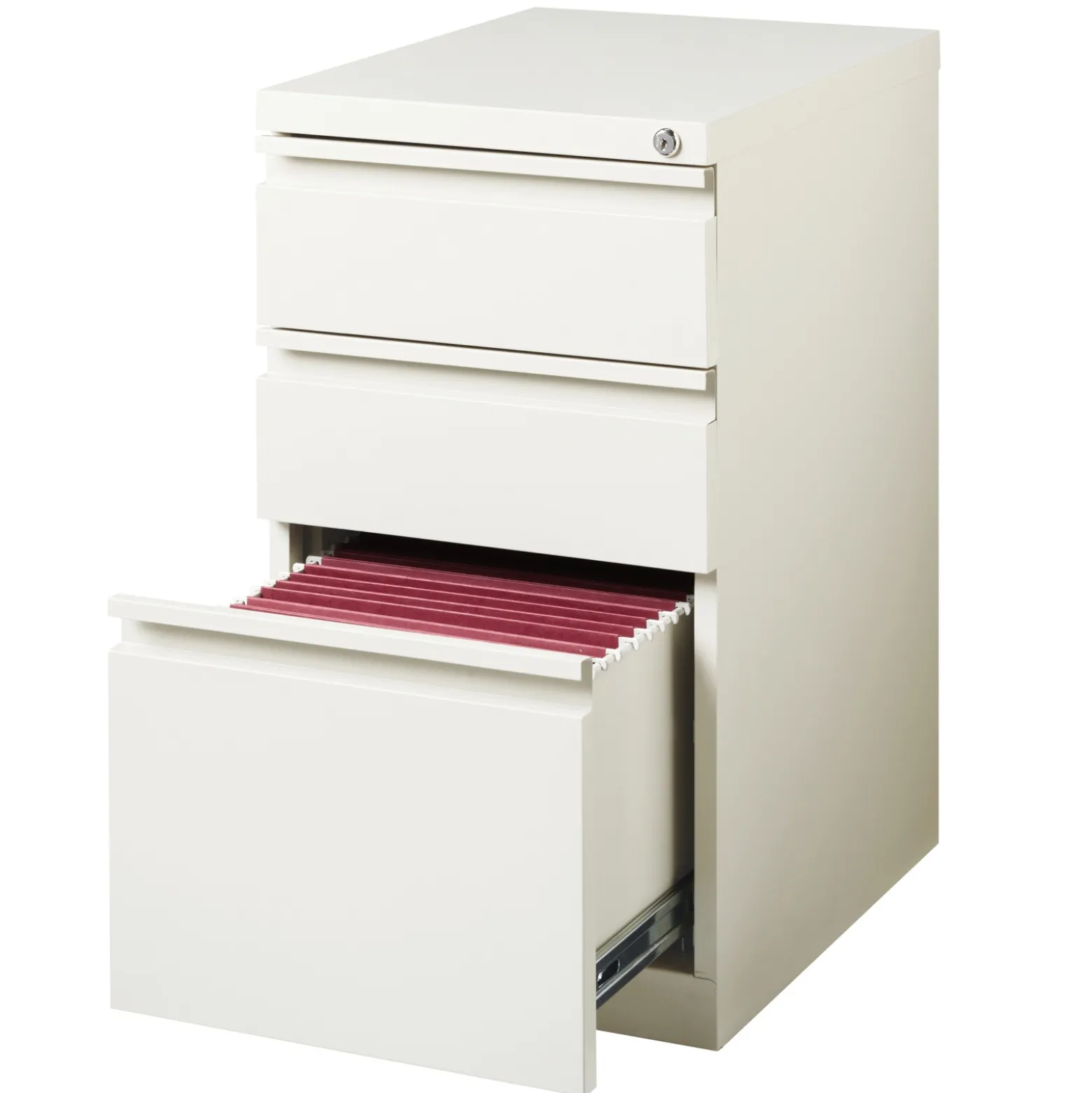 23"D Three Drawer Mobile Pedestal