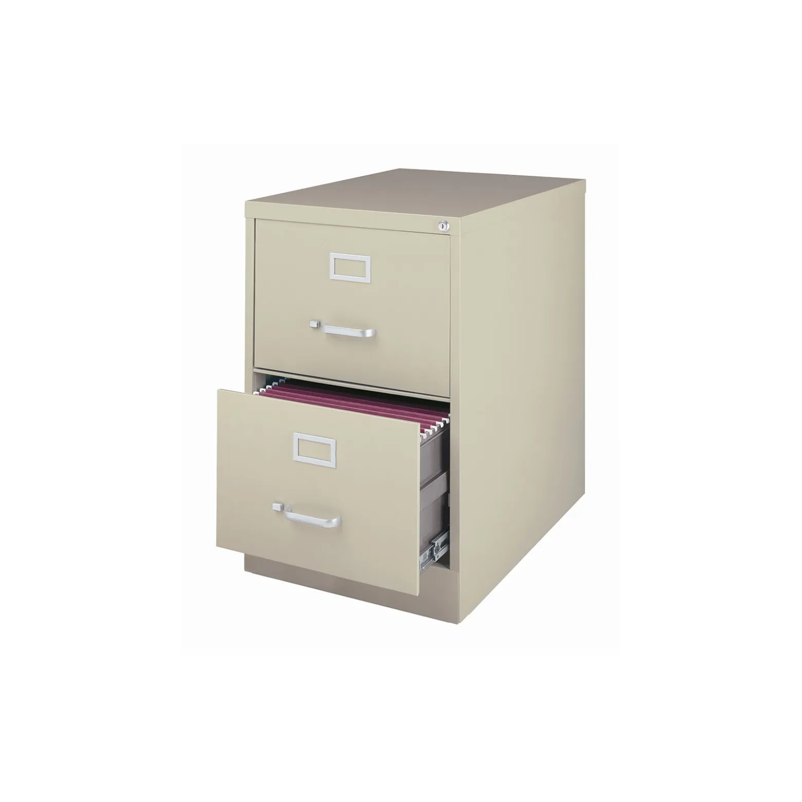 25"D Two Drawer Legal Vertical File