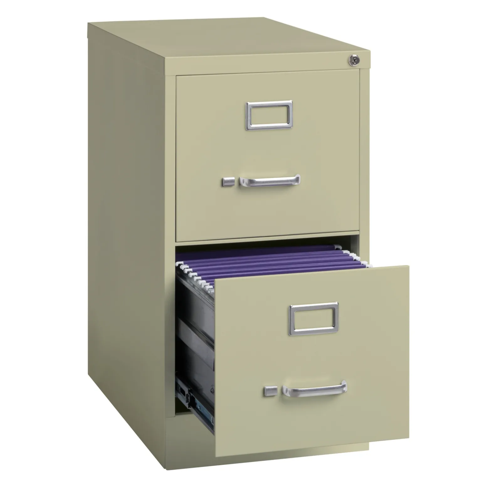 22"D Two Drawer Letter Vertical File