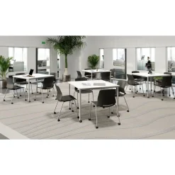 Dailey 42" Table w/ Casters and 4 Chairs
