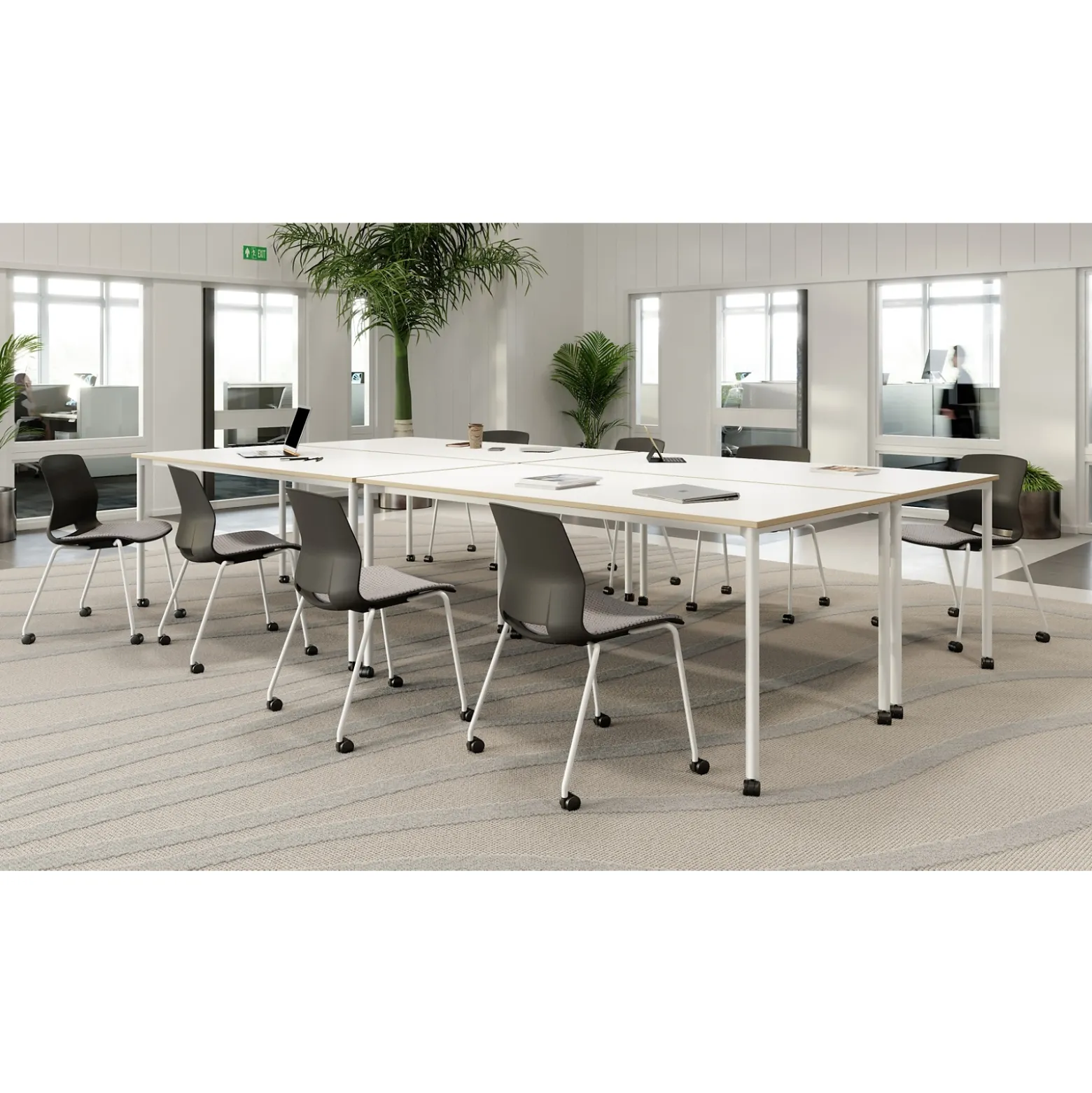 Dailey Table with Casters - 48"Wx24"D