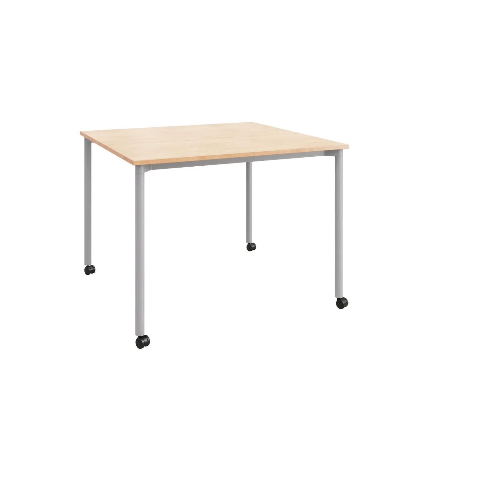 Dailey Table with Casters - 42"Wx42"D