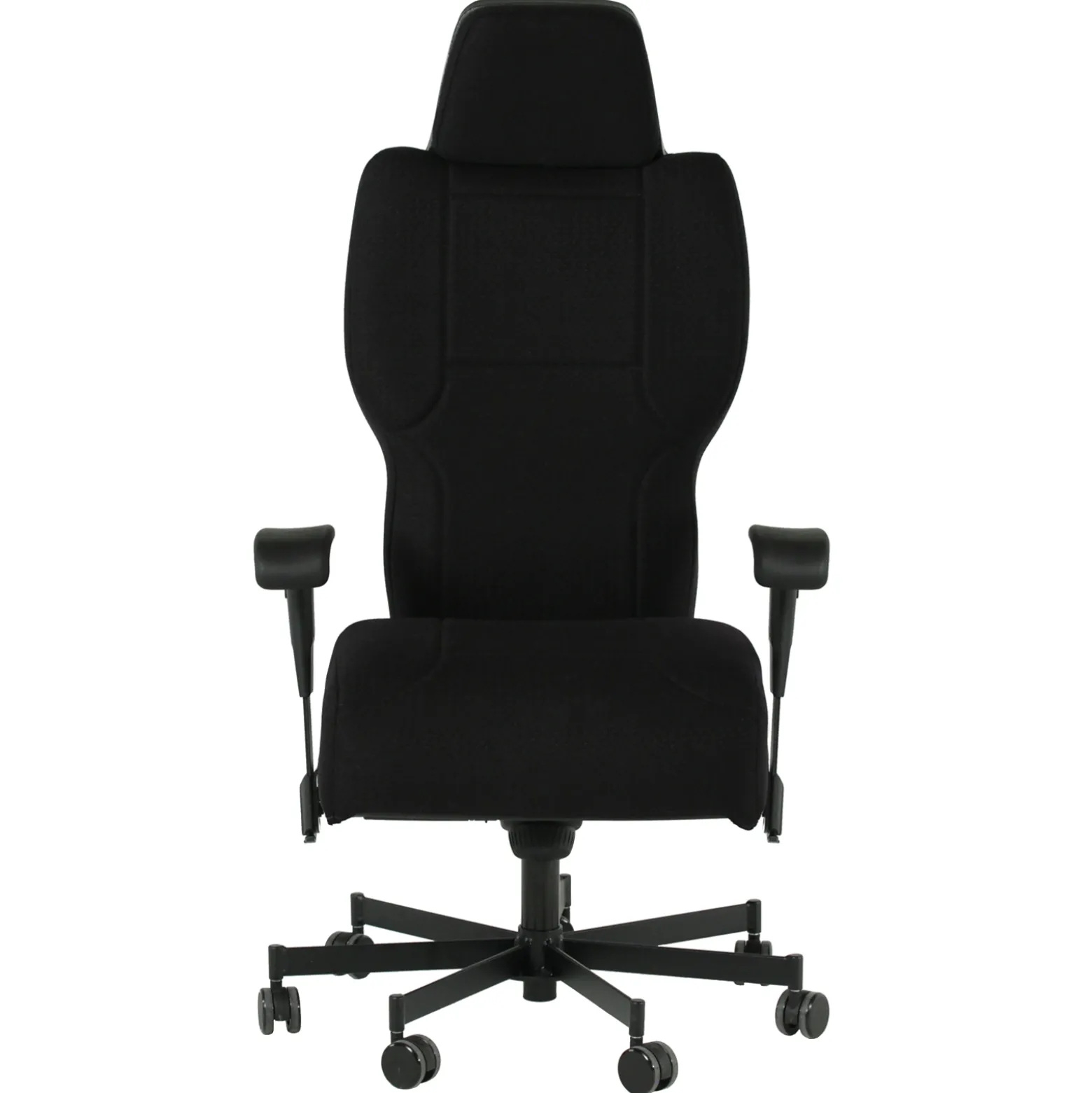 Dauerhaft 24/7 Fabric Chair with Pivot Arms