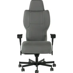 Dauerhaft 24/7 Fabric Chair with Pivot Arms