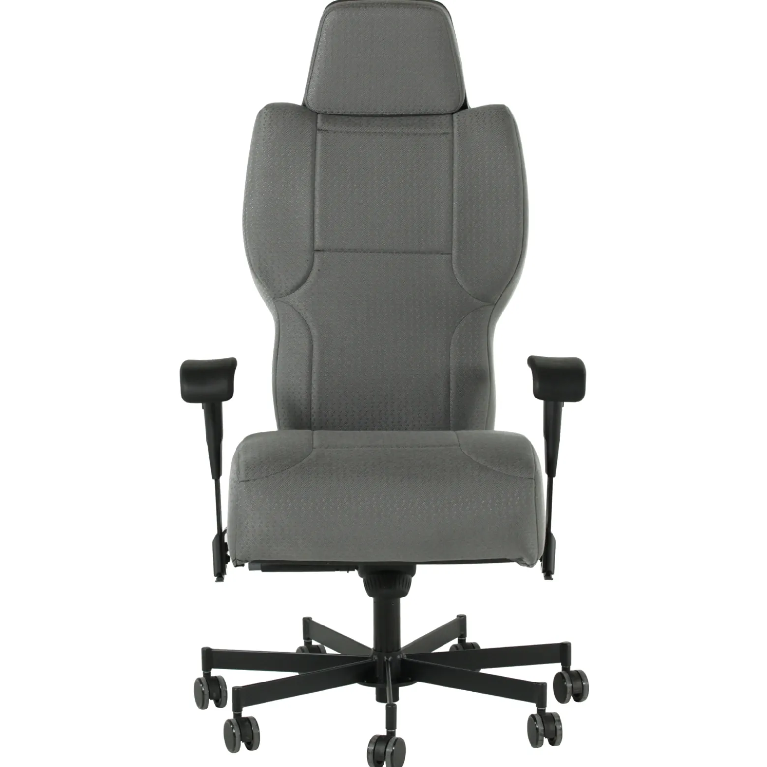 Dauerhaft 24/7 Fabric Chair with Pivot Arms