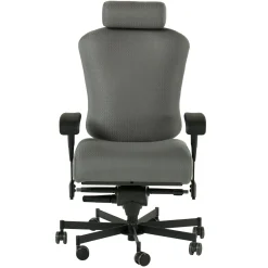 Dauerhaft 24/7 Fabric Chair with Headrest and Pivot Arms