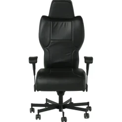 Dauerhaft 24/7 Faux Leather Chair with Pivot Arms
