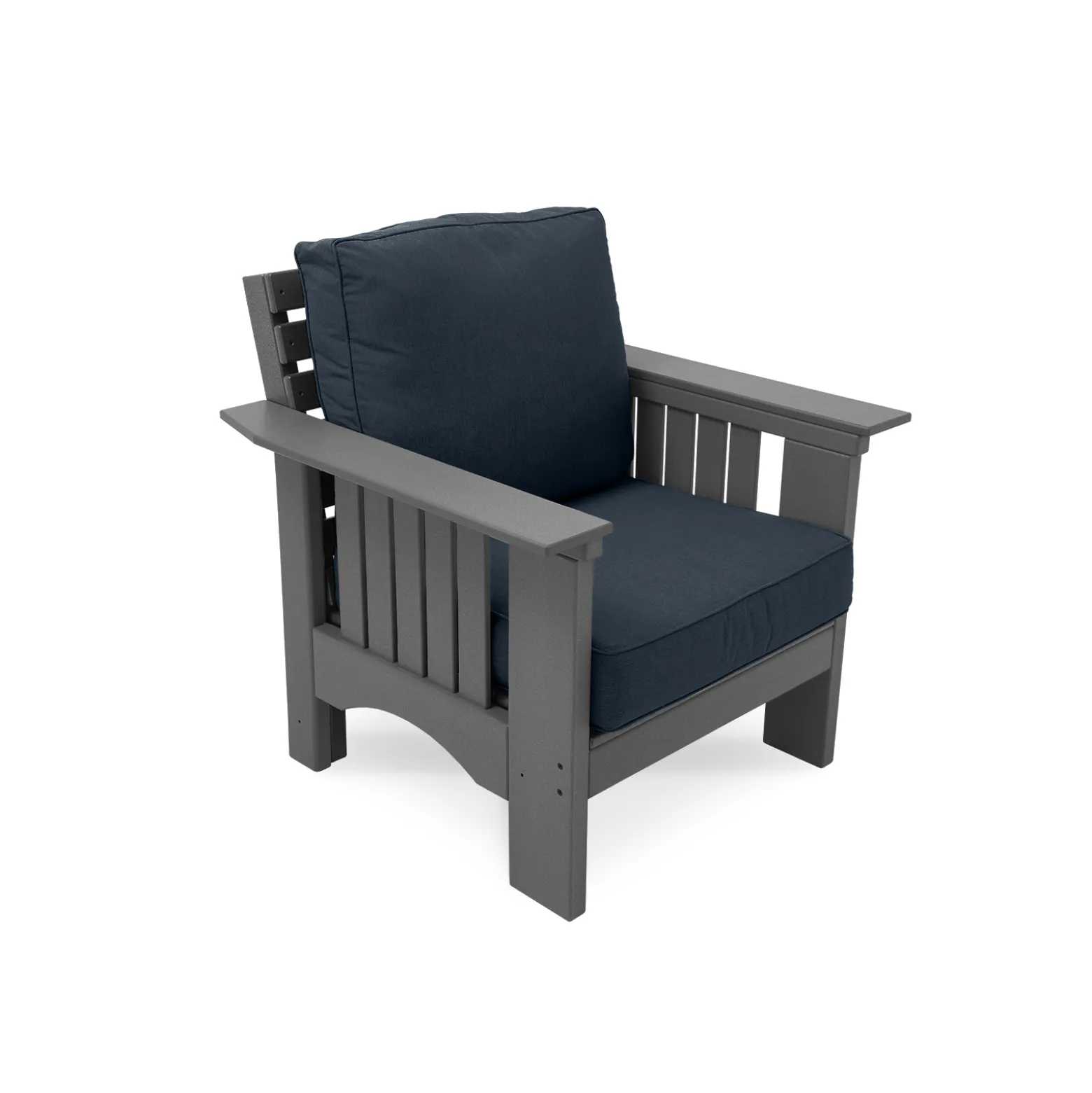 Deep Seat Cushion Chair w/Arms