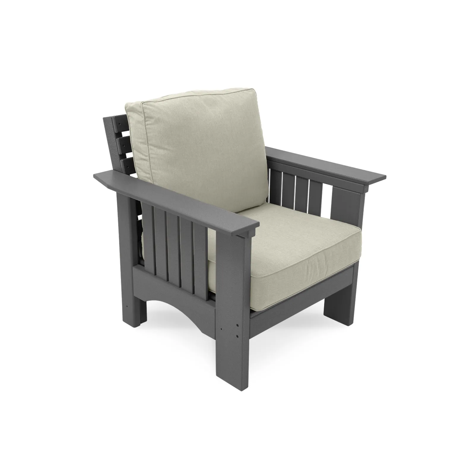 Deep Seat Cushion Chair w/Arms