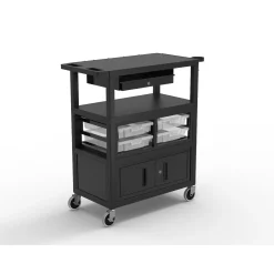 Deluxe AV Mobile Storage Cart