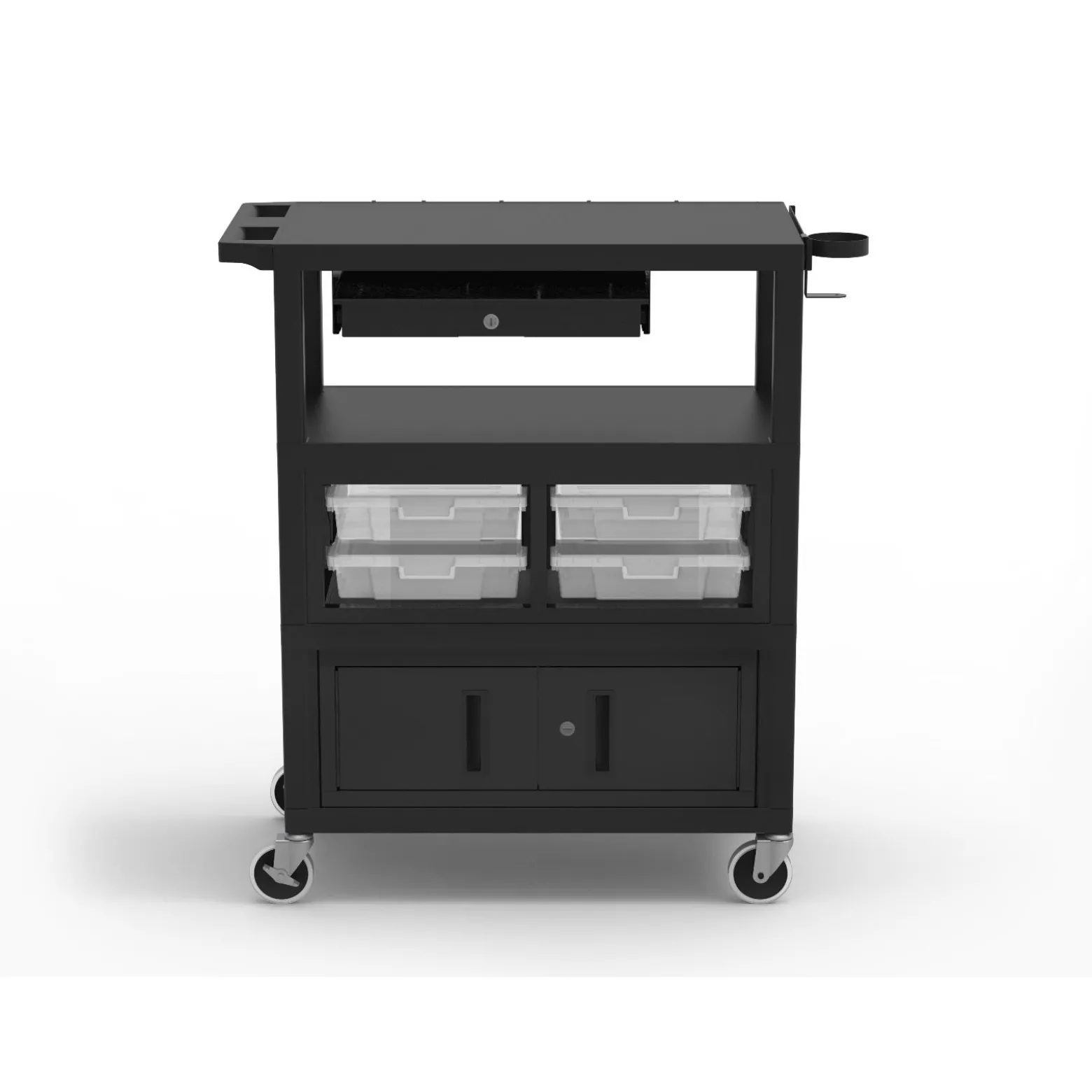 Deluxe AV Mobile Storage Cart