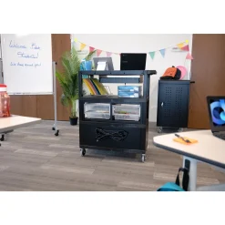 Deluxe AV Mobile Storage Cart