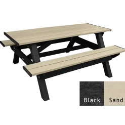 Deluxe Recycled Plastic Picnic Table - 72
