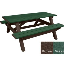 Deluxe Recycled Plastic Picnic Table - 72