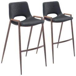 Desi Upholstered Barstool - Set of Two