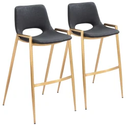 Desi Upholstered Barstool - Set of Two