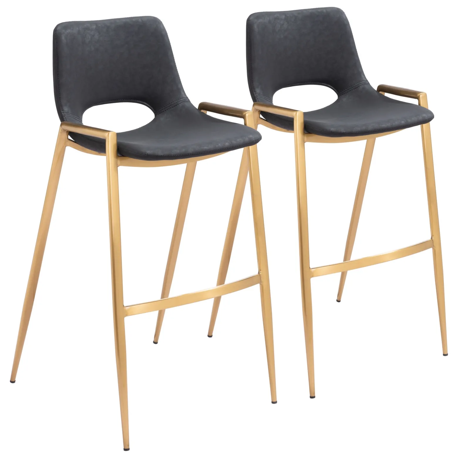 Desi Upholstered Barstool - Set of Two