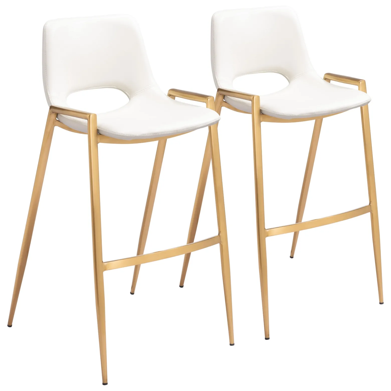 Desi Upholstered Barstool - Set of Two