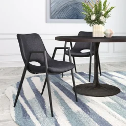 Desi Upholstered Dining Chair - Set of Two