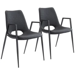 Desi Upholstered Dining Chair - Set of Two