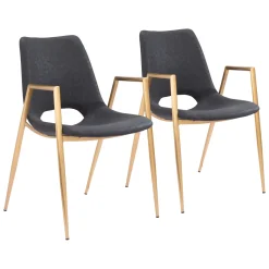 Desi Upholstered Dining Chair - Set of Two