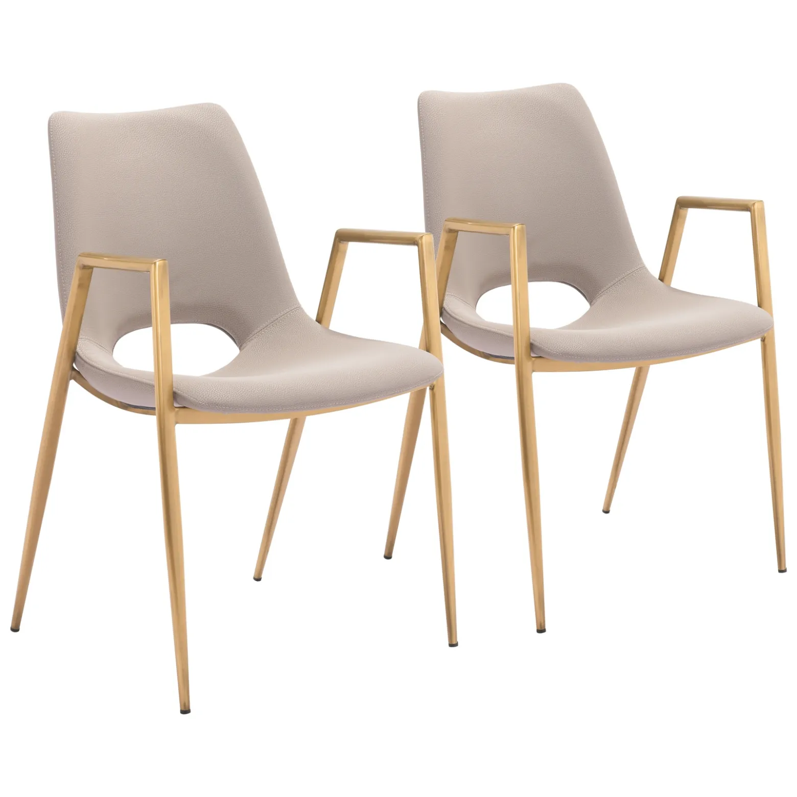 Desi Upholstered Dining Chair - Set of Two