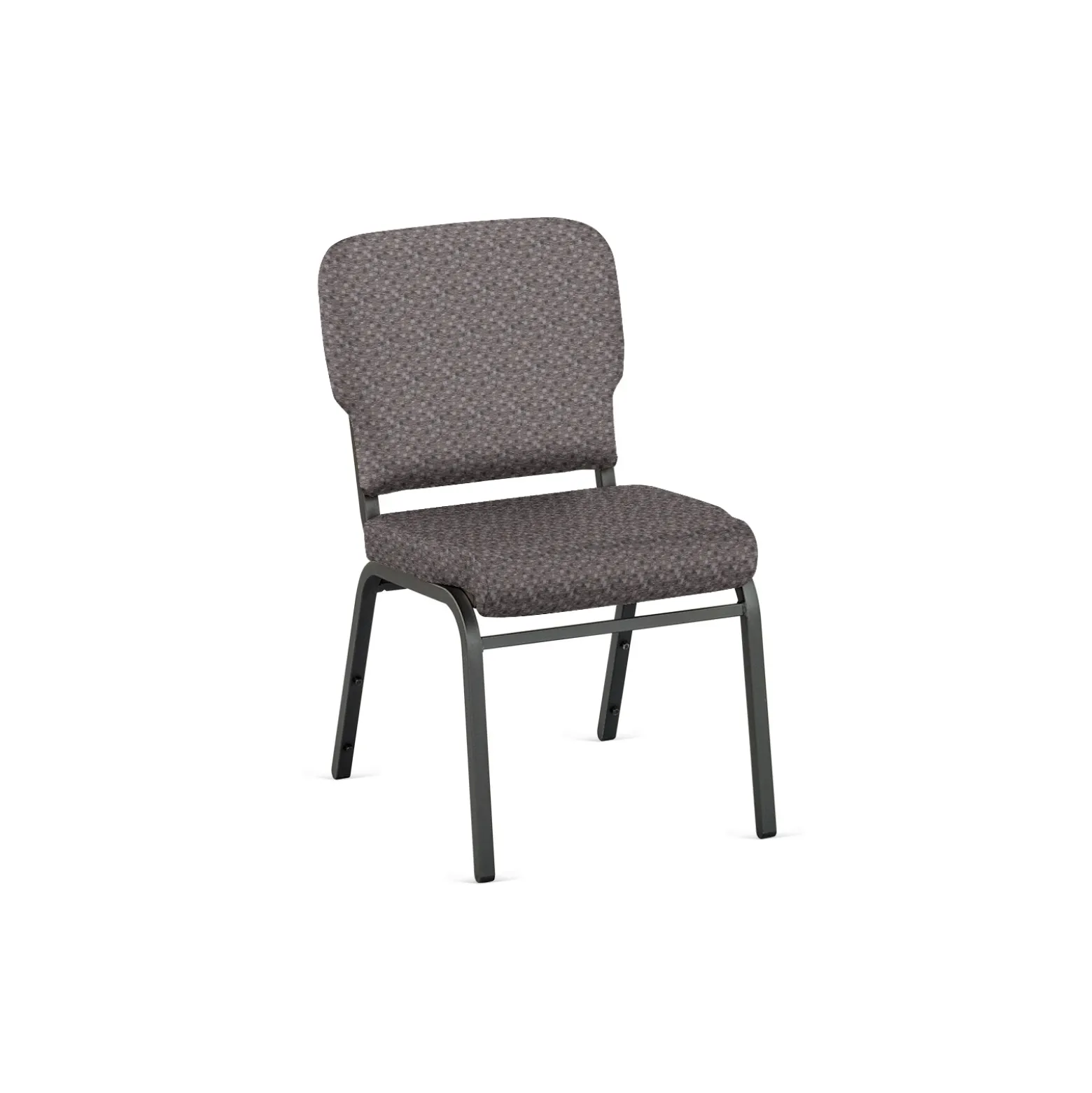 Designer Upholstery Armless Wingback Stack Chair