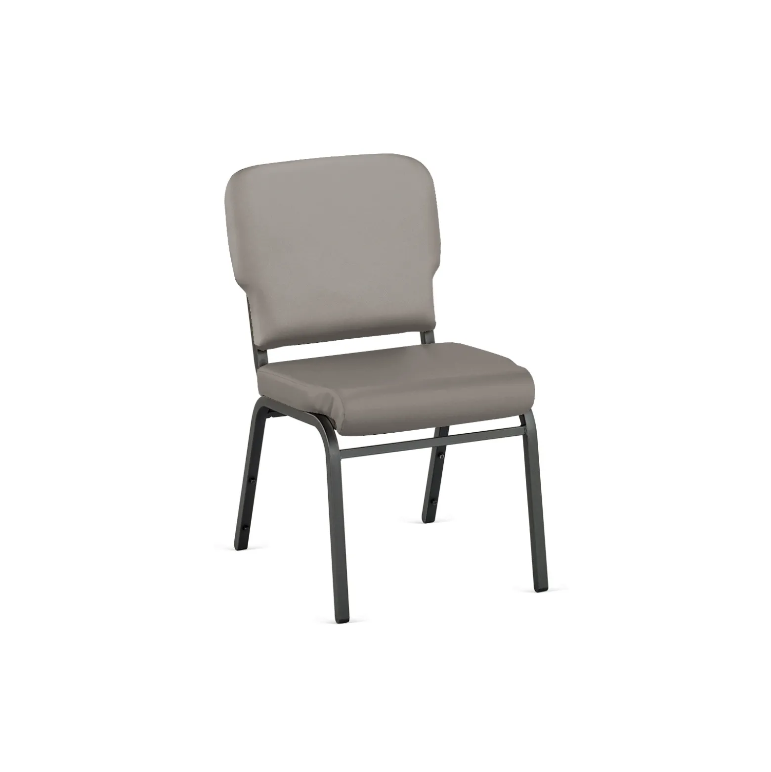 Designer Upholstery Armless Wingback Stack Chair