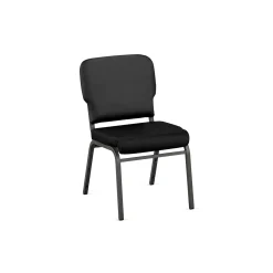 Designer Upholstery Armless Wingback Stack Chair