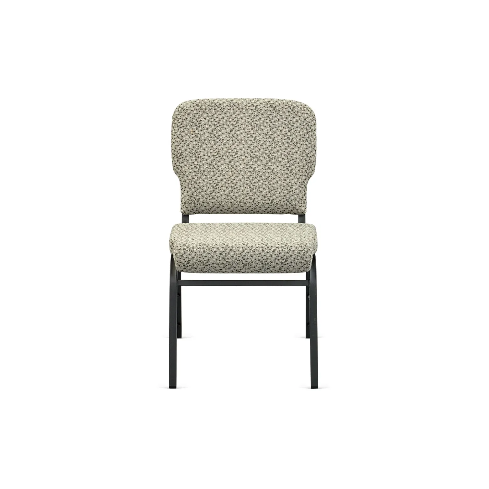Designer Upholstery Armless Wingback Stack Chair