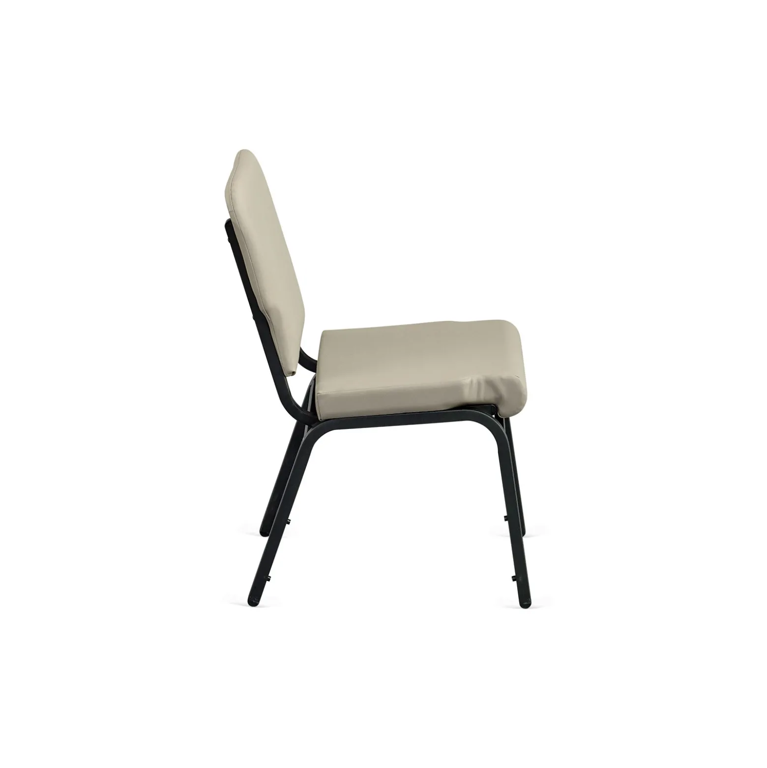 Designer Upholstery Armless Big & Tall Wingback Stack Chair