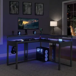 DesignLab Loadout L-Shape Gaming Desk - 54
