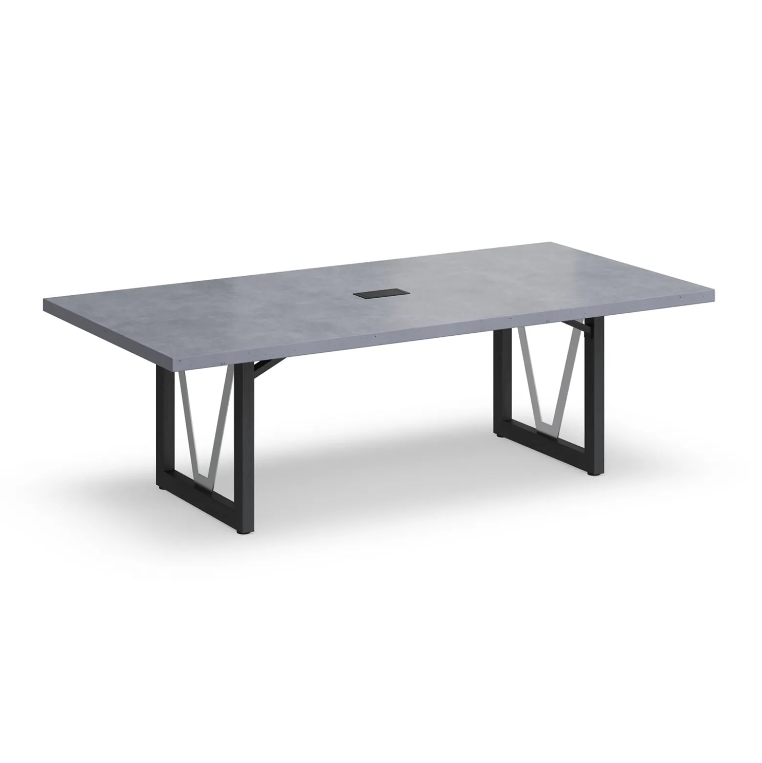 District 8' Conference Table with Power - 96"W x 48"D