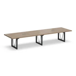 District 14' Conference Table with Power - 166"W x 48"D