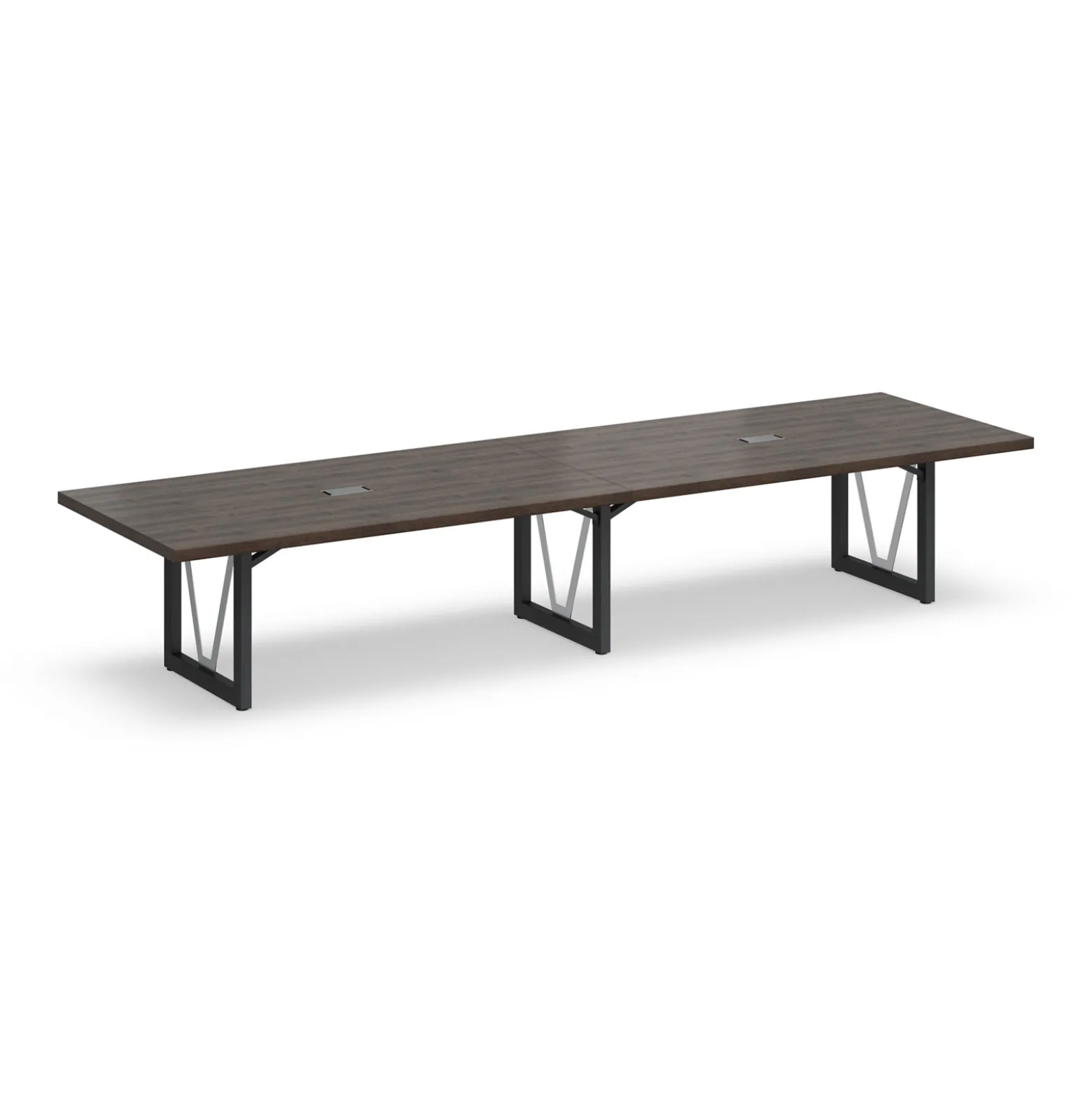 District 14' Conference Table with Power - 166"W x 48"D