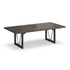 District 6' Conference Table with Power - 72"W x 36"D