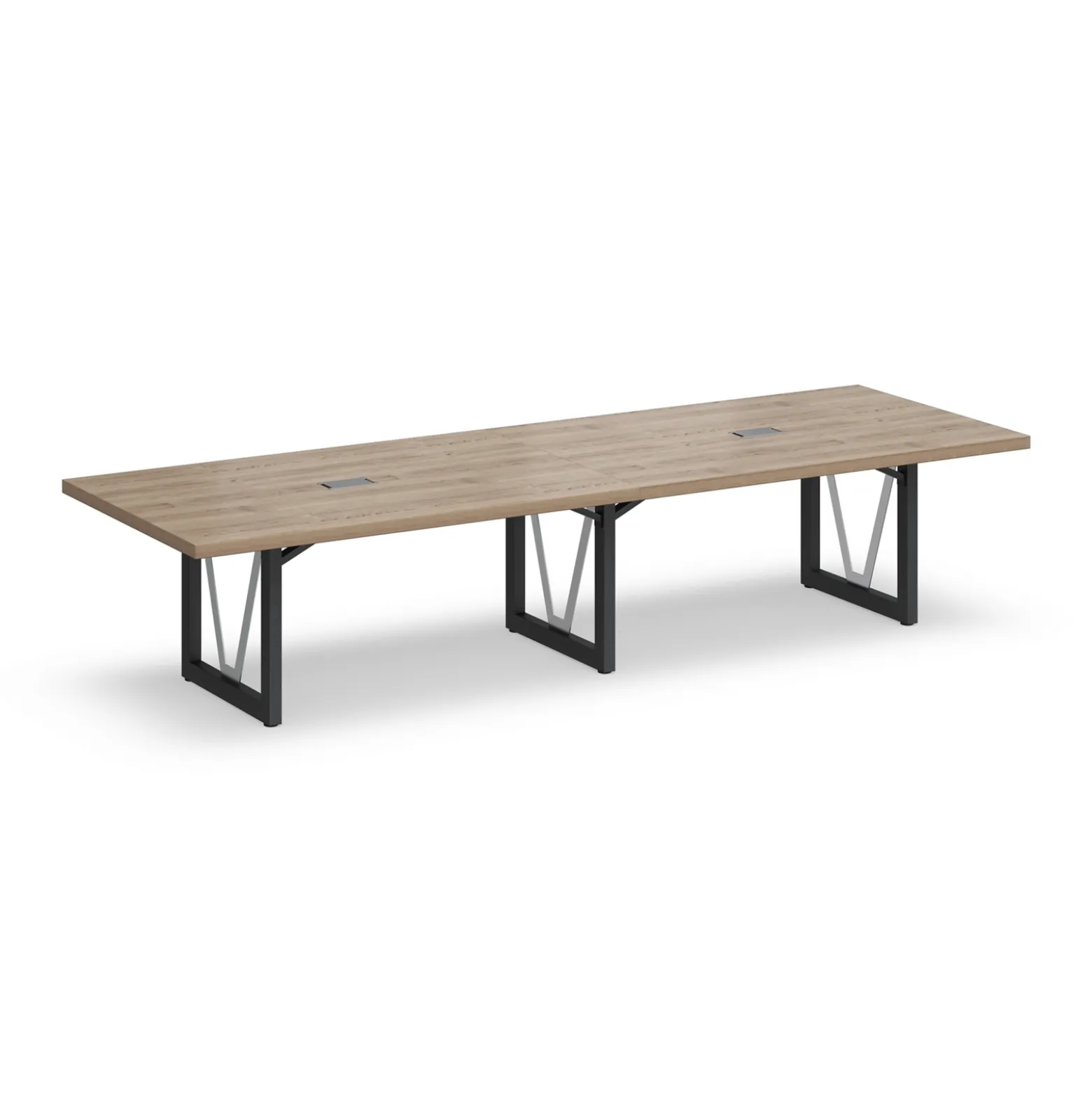 District 12' Conference Table with Power - 144"W x 48"D