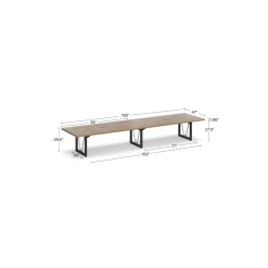 District 16' Conference Table with Power
